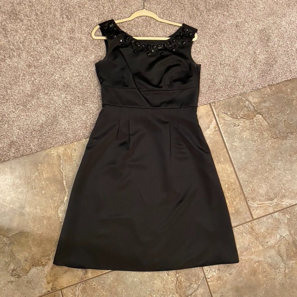 Ann Taylor LOFT Black Cocktail Dress